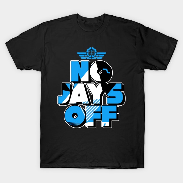 Jay All Day Dark Power Blue T-Shirt by funandgames